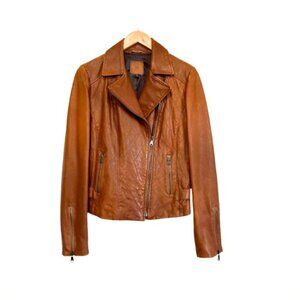 Genuine Leather!  GAP Moto Jacket, Size M, Buttery Soft & Great Condition!